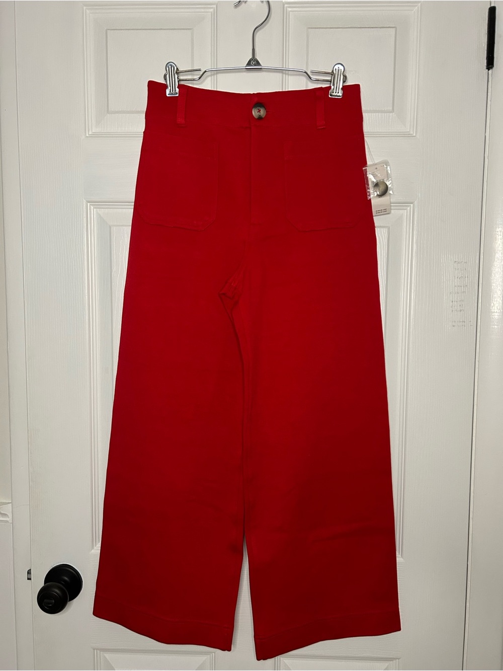 Anthropologie Maeve The Colette Knit High-Rise Wide-Leg Cropped Pants - Picture 5 of 16